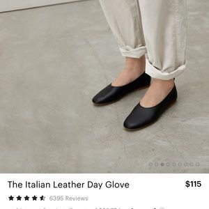 Black Everlane Italian leather day glove shoes